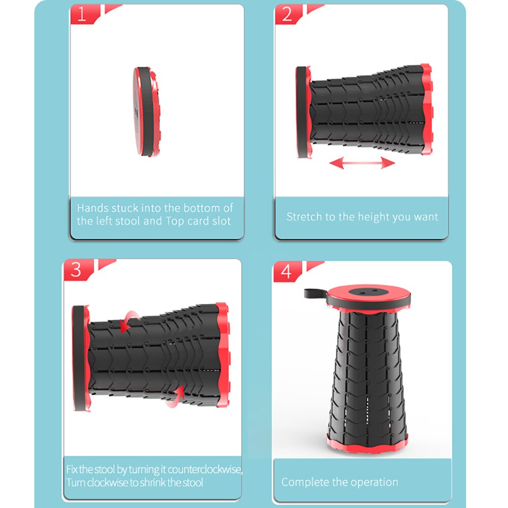 Crutch Delight - The compact, strong folding stool