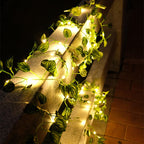 Garden vine LED string lights
