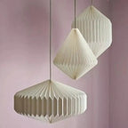Elegant origami-inspired paper lantern