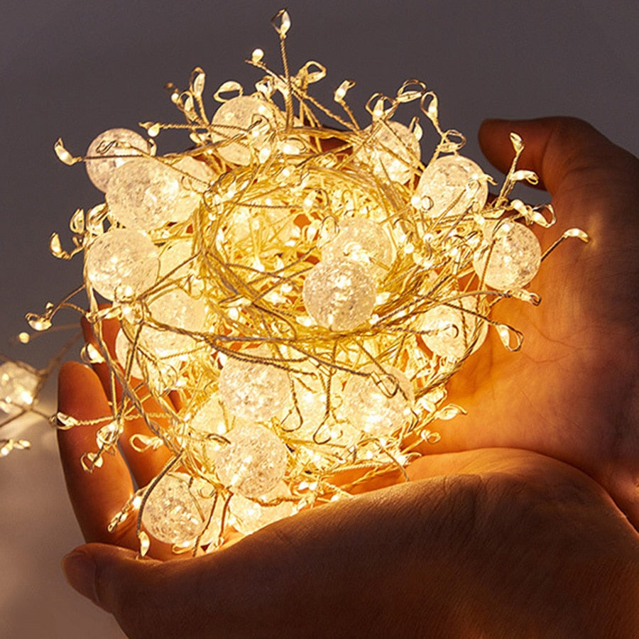 Fireworks Fairies Twinkle Cluster String Light