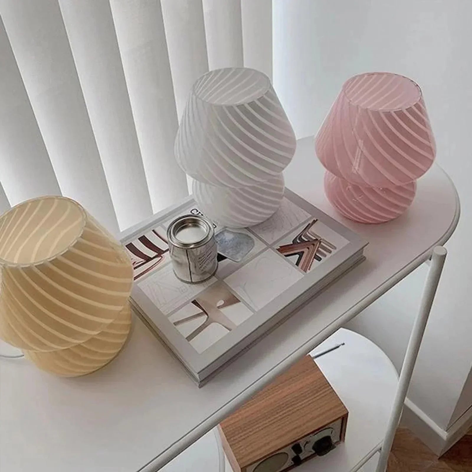 GlassLuxe - Murano-Inspired Desk Lamp