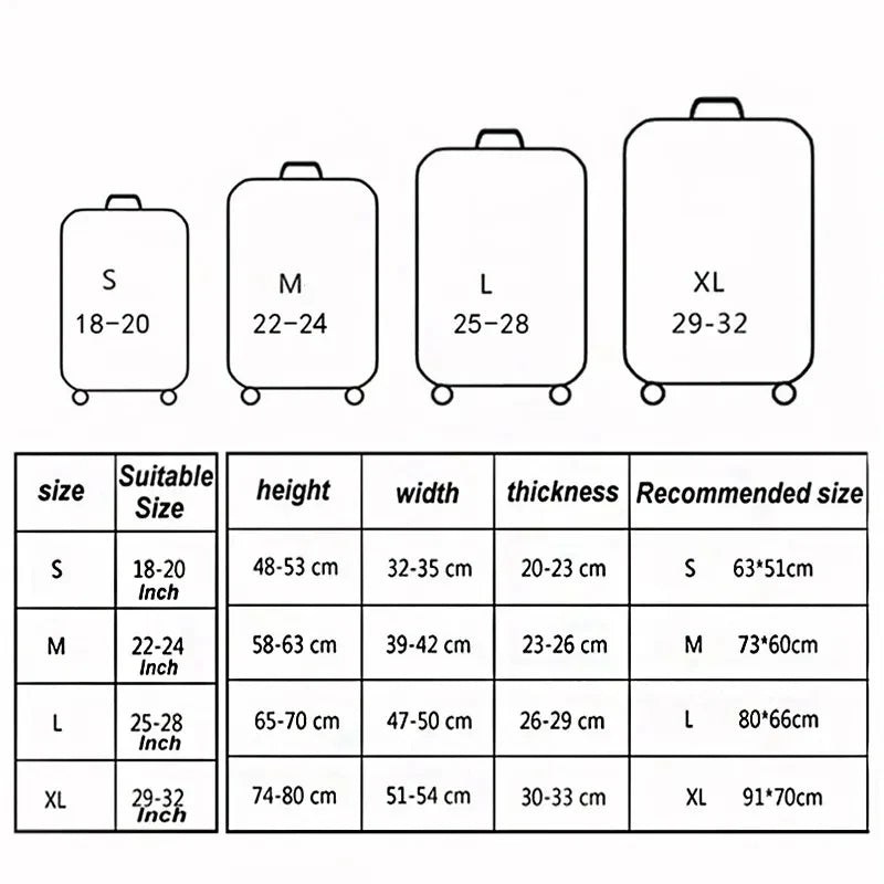Elastic Protective Trolley Cover