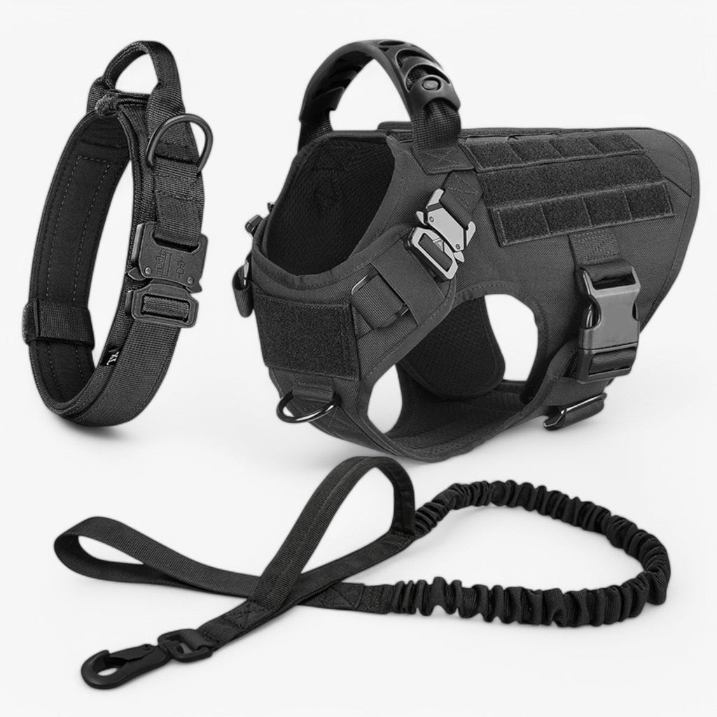 KrachtGrip Dog Harness – Adjustable Tactical Harness for Training & Walks