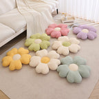 Fluffy Clover Flowers Pillow