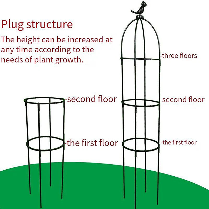 GrowArc Garden | Plant climbing aid made of fiberglass | Stable & weatherproof | For climbing plants & vegetables