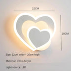 HeartGlow Wall Lamp - Modern LED Lighting
