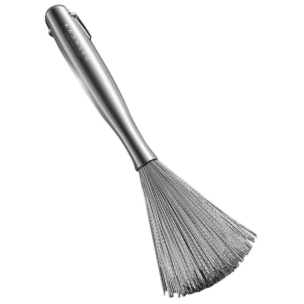 Edge Cleaner Long-Handle Pan Brush