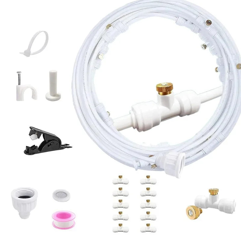 Misting System for Terrace and Garden – Cooling Spray Set for Sunshade and Pavilion
