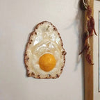 Crispy Fried Egg Wall Sculpture
