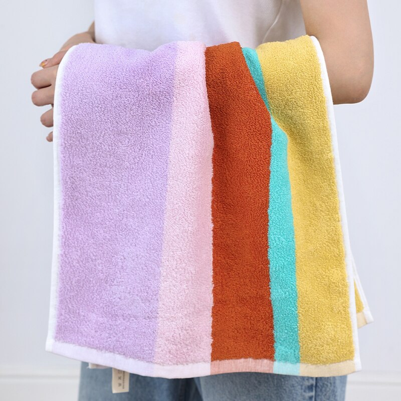 Colour Block Towels - Stripe Tile