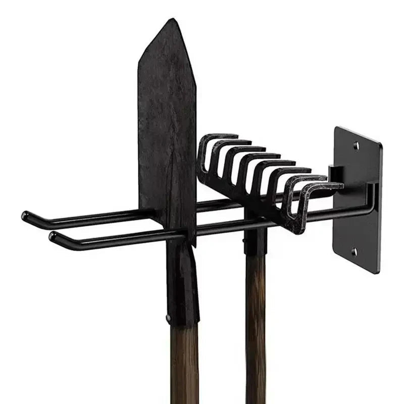 Fixorado Wall Mount for Garden Tools | Robust Tool Holder Made of Steel | Space-Saving Organizer for Garage, Cellar & Workshop