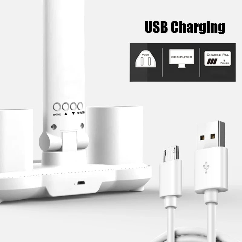 Multifunctional 3 in 1 Desk LED Lamp