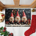 Christmas Gnome Welcome Door Mat Bathroom Entrance Floor Mat
