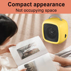 HeatEase | Mini Table Heater | Portable PTC Ceramic Heater | 14.2×14.1×10.1 cm | Quiet & Energy Saving
