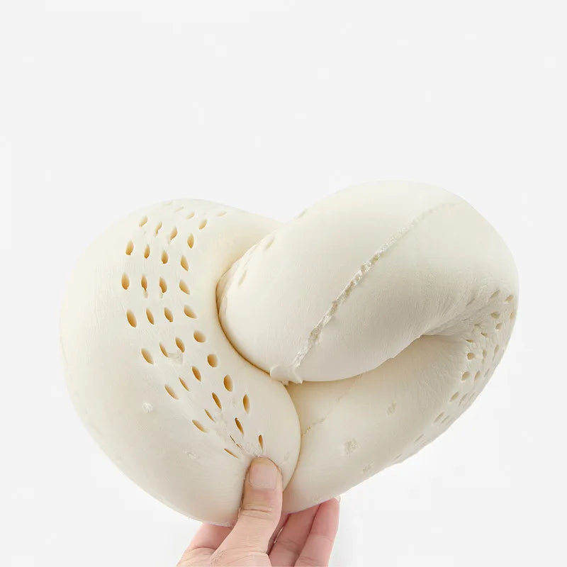 Natural Latex Breathable U-Shaped Neck Pillow