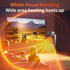 WarmBreeze Mini Heater – Portable 1000W Fan Heater for Desk and Room