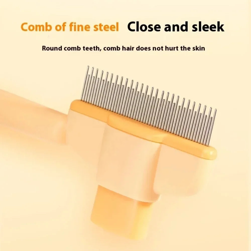 Flea Removal Easy Self-Cleaning Pet Brush