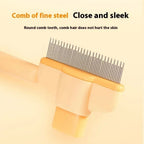 Flea Removal Easy Self-Cleaning Pet Brush