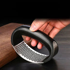 Steel strength of garlic pressing in your kitchen!