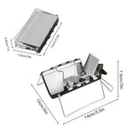 Ultralight Collapsible Outdoor Cooking Gas Burner
