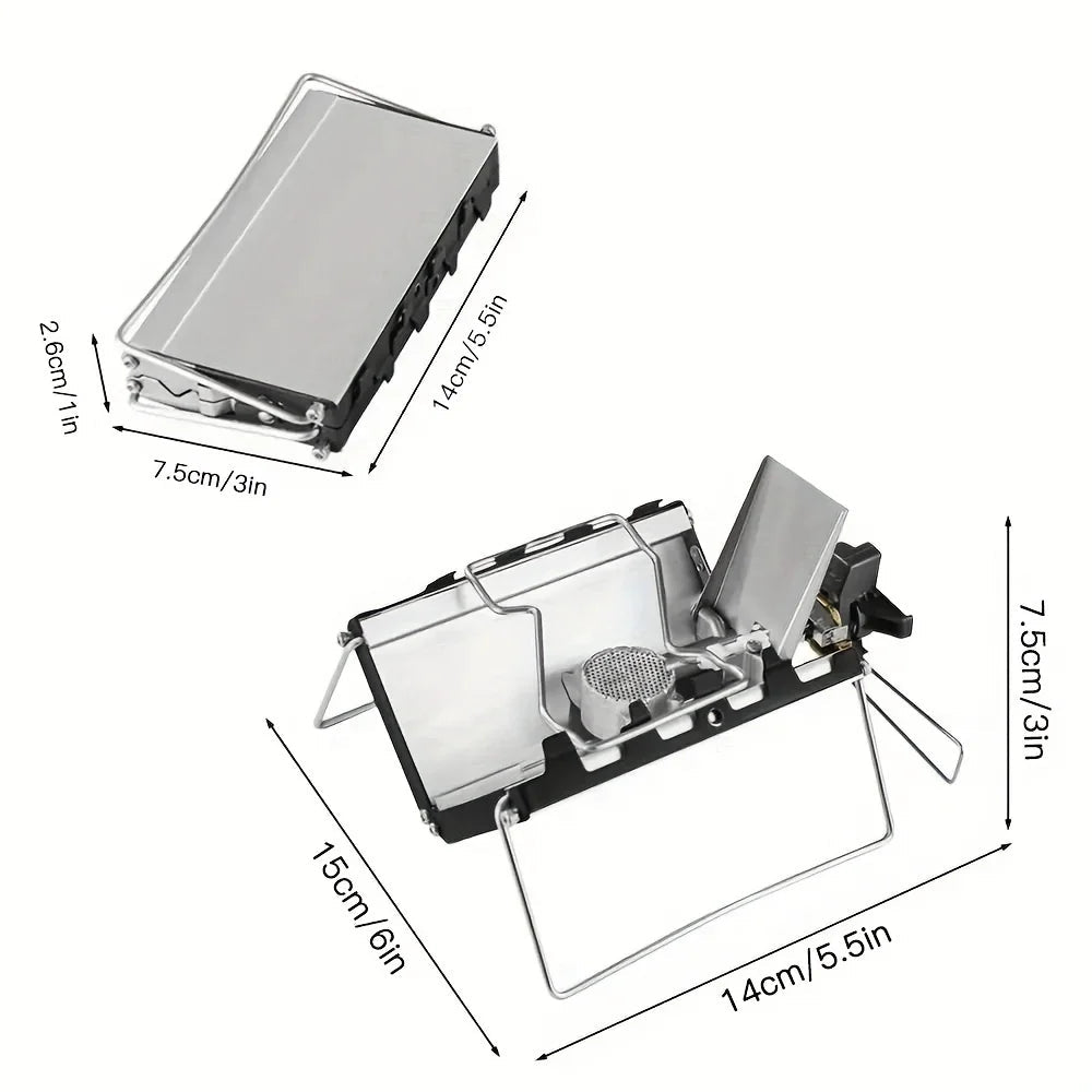 Ultralight Collapsible Outdoor Cooking Gas Burner
