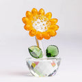 Crystal Glass Sunflower