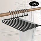 Clothoria | Open Pants Hangers | Space-Saving & Stable | Metal with Anti-Rust Coating