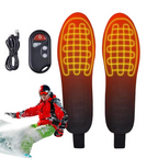 USB Rechargeable 3-Mode Adjustable Heated Insoles for Outdoor Activities