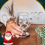Nordic Antler Novelty Drinking Glass