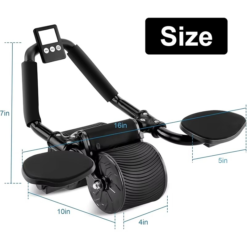 Ultimate Home Gym Ab Roller with Auto-Rebound