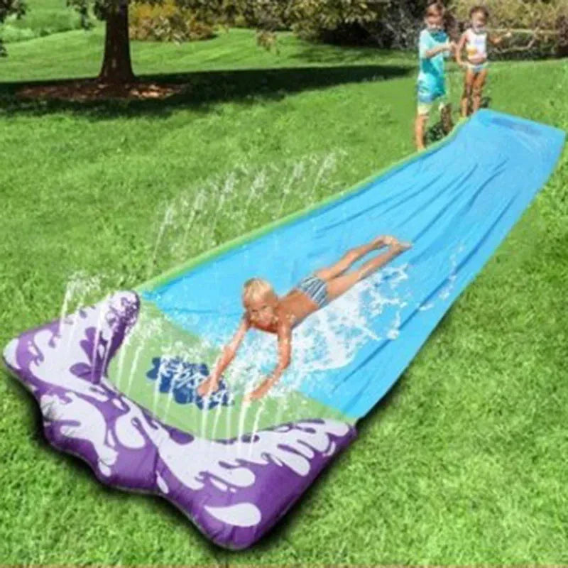 AquaRush Water Slide | Inflatable Water Slide with Sprinkler Function | For Garden & Outdoor | Summer Fun for Kids