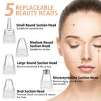 Electric blackhead removal device and facial cleansing instrument