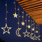 Solar Moon Star Lamp LED String Lights Decoration