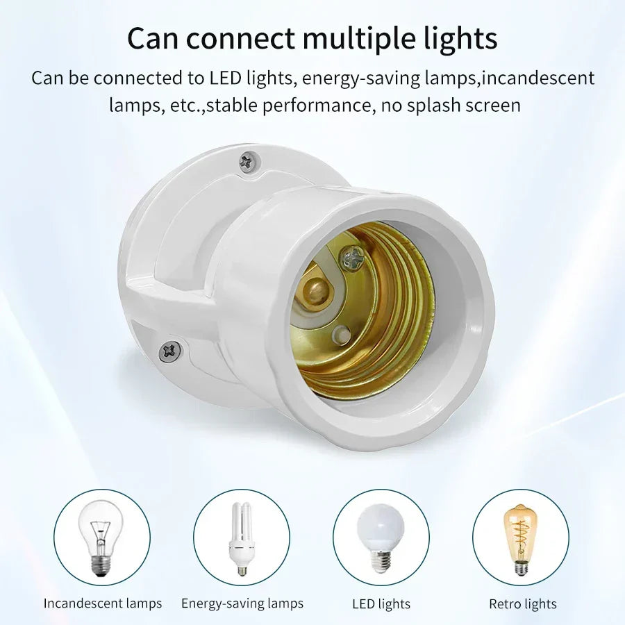 Motion-Activated Adjustable Smart Light Socket
