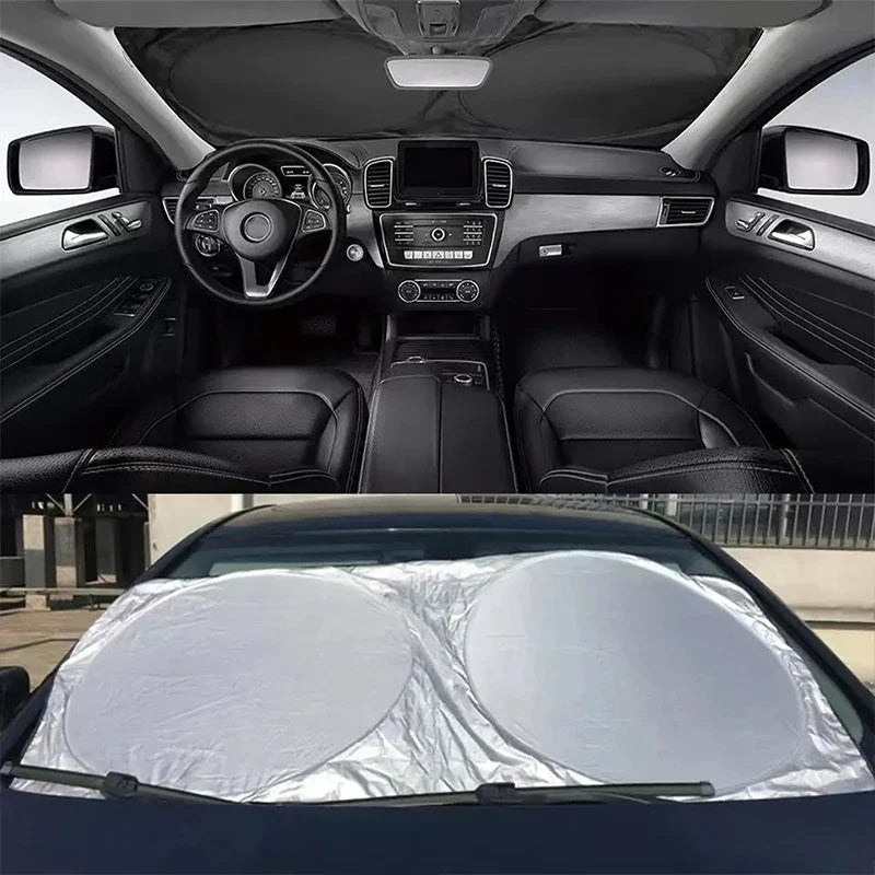 CoolGuard Car Sunshade | Folding & Heat Resistant | Universal Fit | 150x70cm