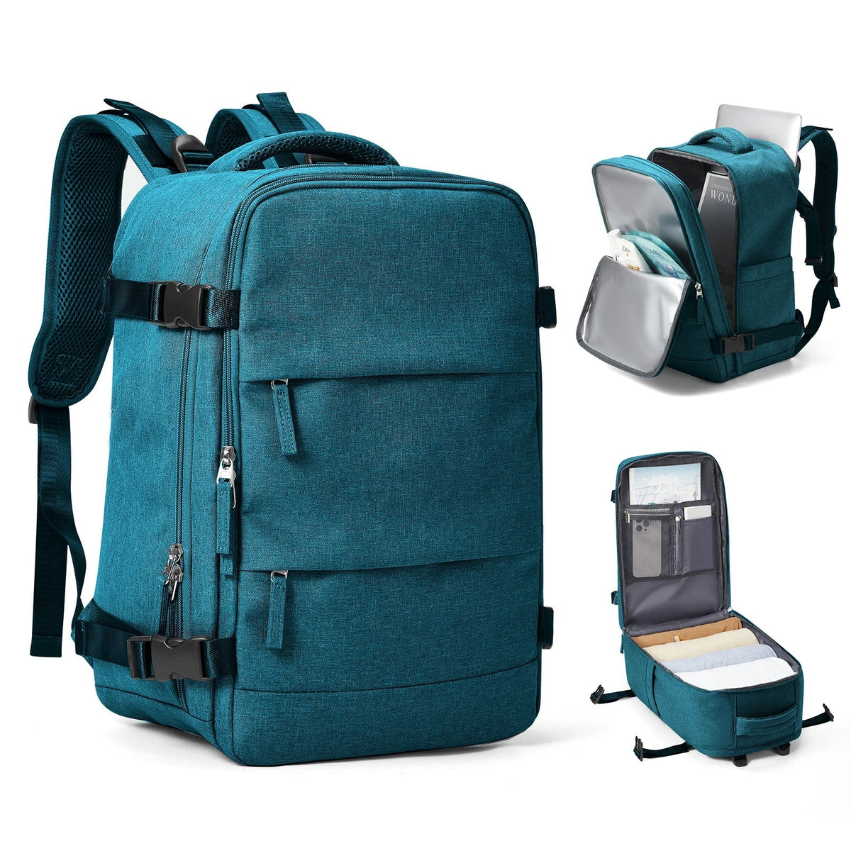 Travel Backpack Travomate | Waterproof & Versatile | 15.6" Laptop Compartment | Large Capacity with Wet-Dry Separation