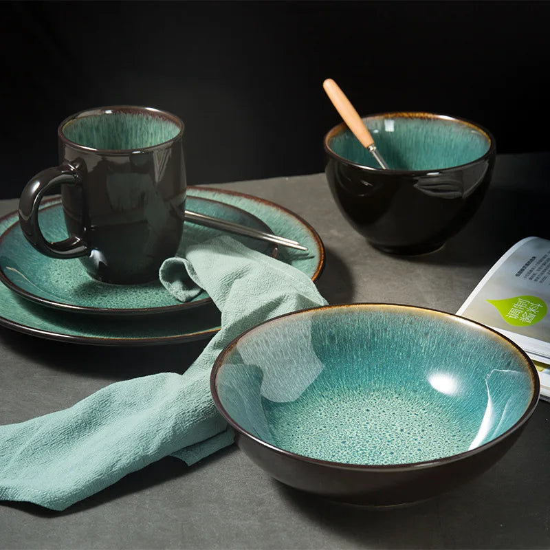 Coimbra Glaze 5-Piece Dinnerware Set