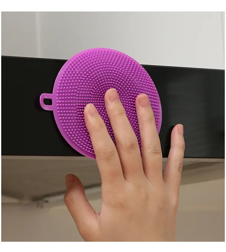 CleanFlex – Silicone Dish Brush & Multifunctional Kitchen Scrubber Pad