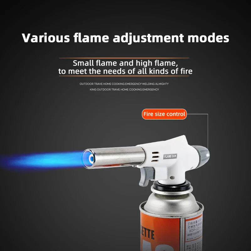 FlareMax JetFlame | High-Temperature Gas Burner | 1350 °C Flame | For Kitchen & Outdoor