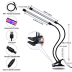 LumiPlant LED Plant Light | USB Grow Light | 1–4 Heads | Dimmable with Timer