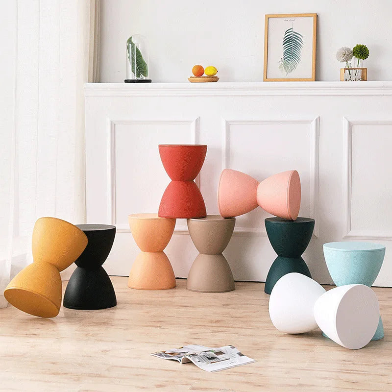 Minimalist Side Table Made of Plastic