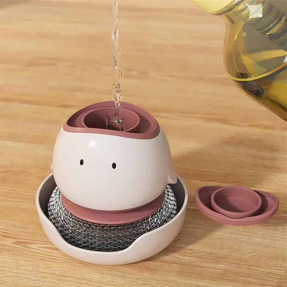 Automatic Liquid Dispenser Dishwashing Brush