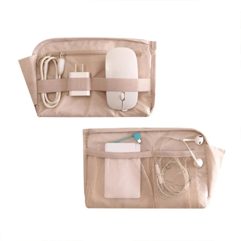 Tech Bag Cable Bag Waterproof | Electronics Organizer for Travel | Compact & Durable | Nylon 23x15cm
