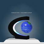 Gravity-Defying 3-Inch Magnetic Levitation Globe for Desk and Home Decor