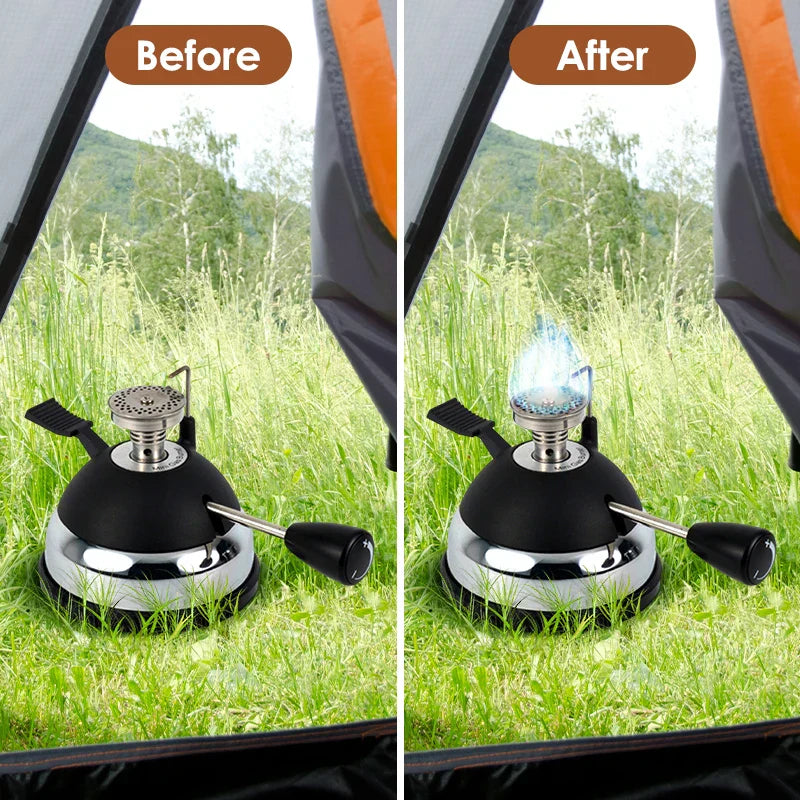 Camping Ready Lightweight Mini Gas Burner
