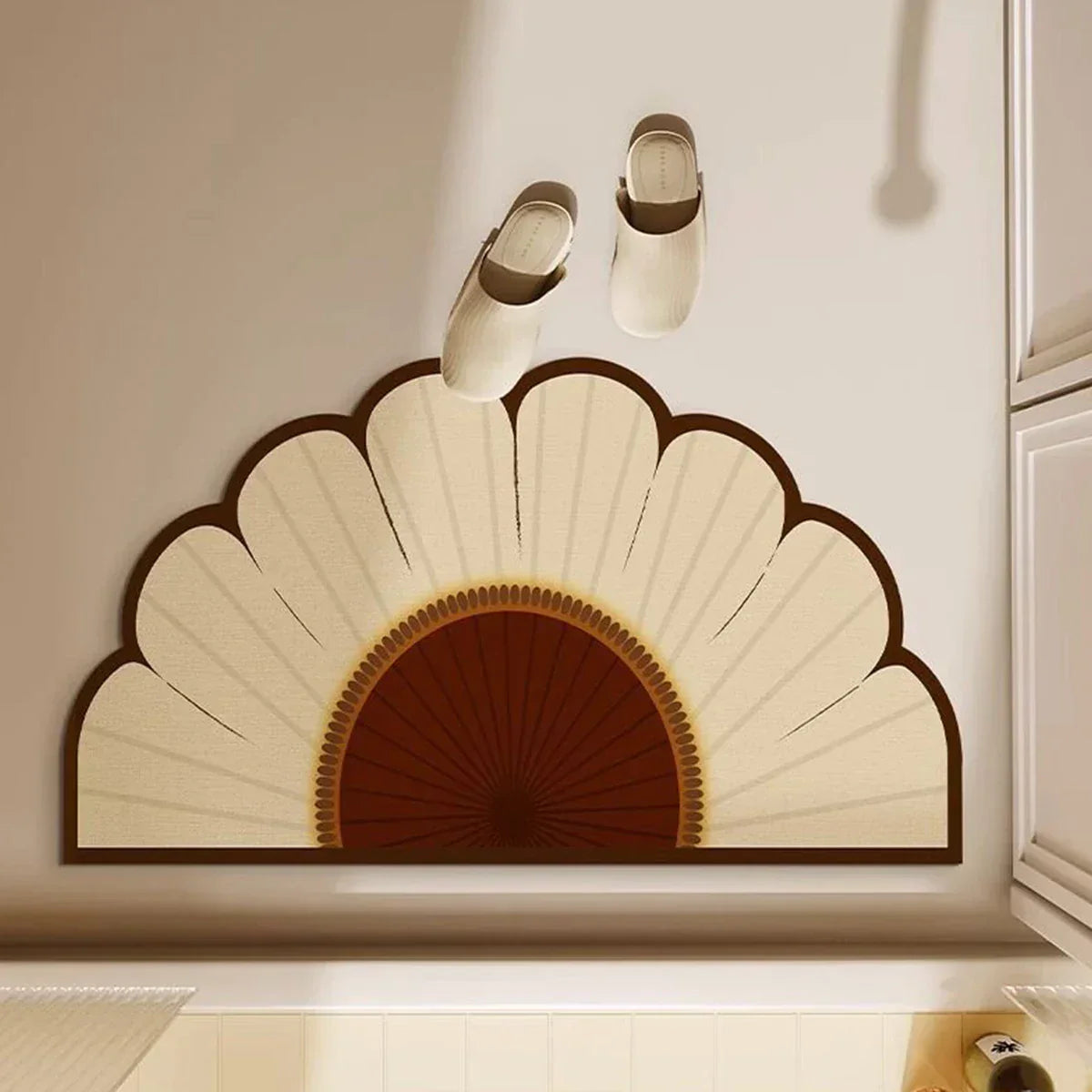 GripBloom - Half-Round Non-Slip Mat for Door