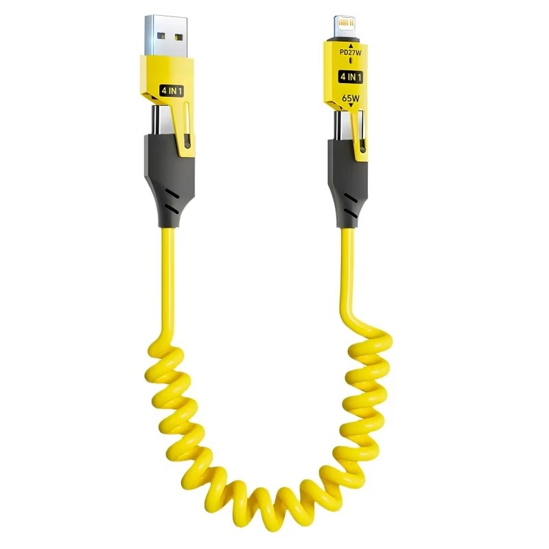 Multi-Device 65W Fast Charging USB-C Cable for iPhone, Xiaomi, Samsung