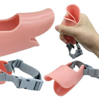 Adjustable Silicone Duckbill Dog Muzzle for Small and Large Dogs
