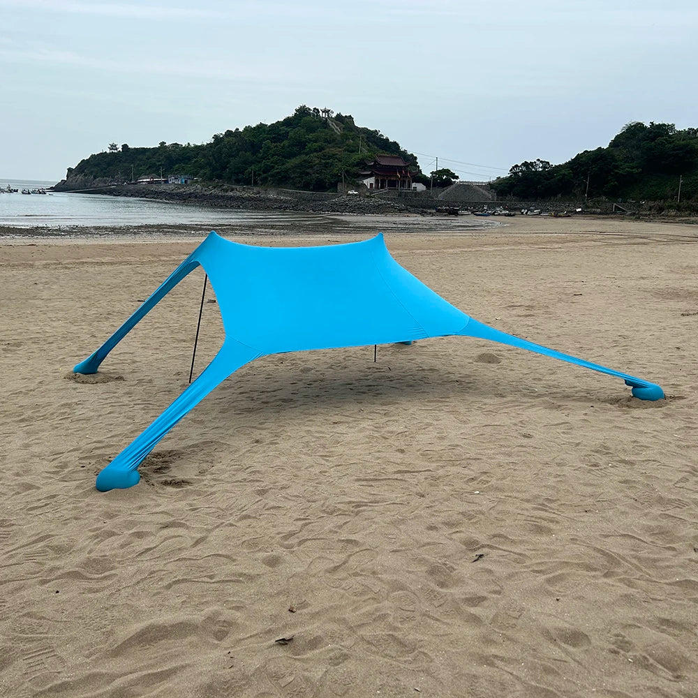 Solaviva Beach Tent with UV Protection UPF50+ | Windproof & Waterproof | For 3–4 People | 200×200×170 cm
