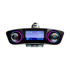 Bluetooth 5.0 Car FM Transmitter with Dual USB Charger and LED Display